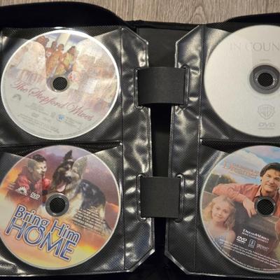 Case Filled with DVDs