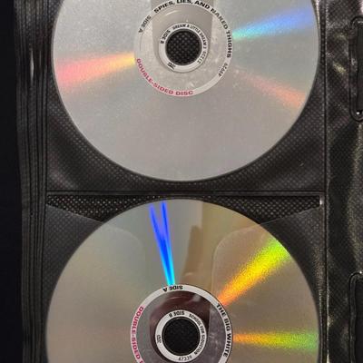 Case Filled with DVDs