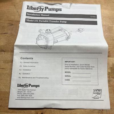 Liberty Pumps Portable Transfer Pump (G-MG)