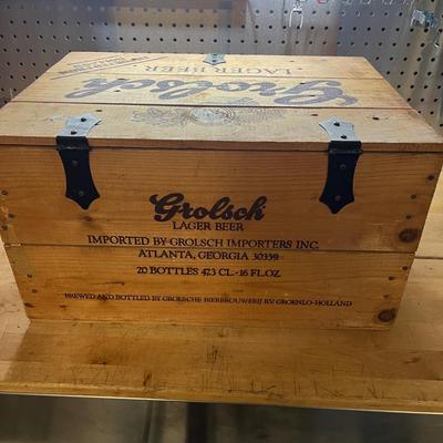 Grolsch Wooden Beer Crate (G-MG)