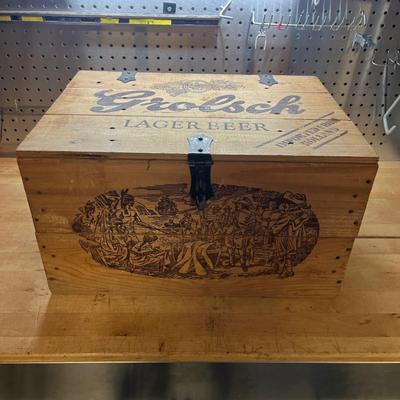 Grolsch Wooden Beer Crate (G-MG)