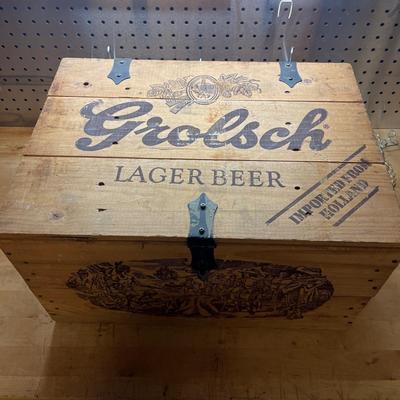 Grolsch Wooden Beer Crate (G-MG)
