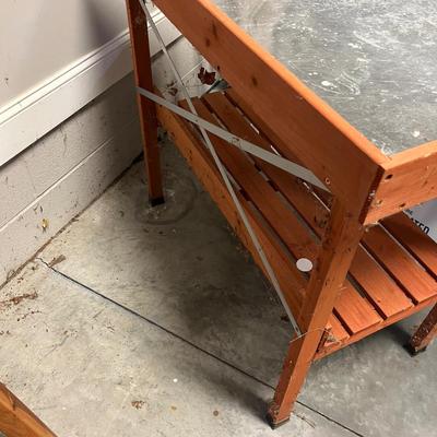 Wooden Potting Bench (G-MG)