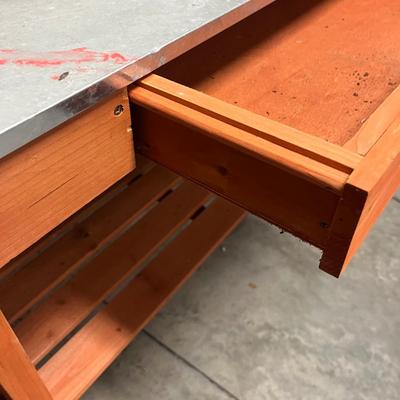 Wooden Potting Bench (G-MG)