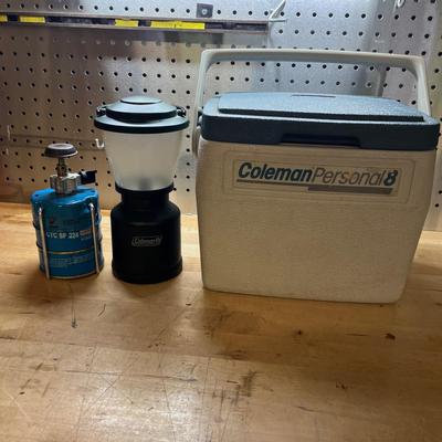 Camping Gear: Chairs, Table, Cooler, Lantern, & Stove (G-MG)