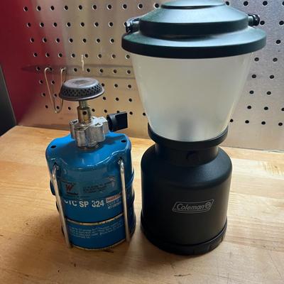 Camping Gear: Chairs, Table, Cooler, Lantern, & Stove (G-MG)