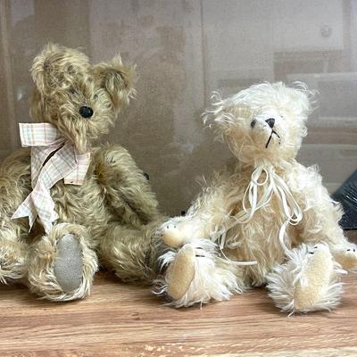 115 OLD FASHIONED LOOK SHAGGY MOHAIR JOINTED TEDDY BEARS MARY MEYERS