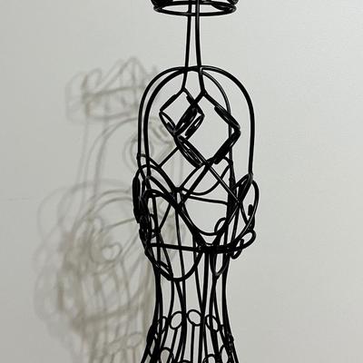 Decorative Black Metal Dress Form
