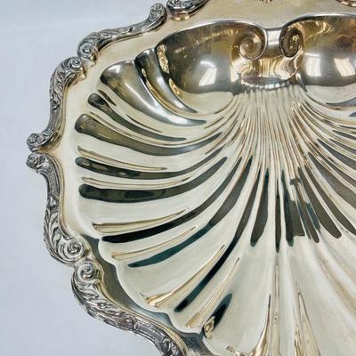 Silver Plated Scalloped Centerpiece Bowl