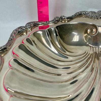 Silver Plated Scalloped Centerpiece Bowl