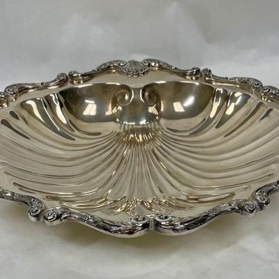 Silver Plated Scalloped Centerpiece Bowl