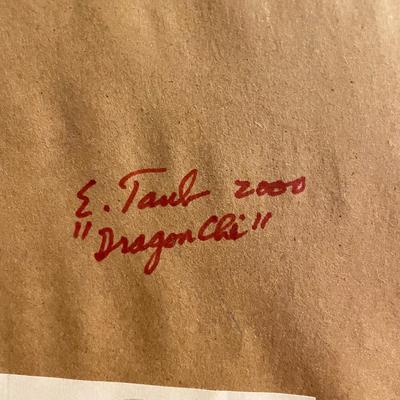 “Dragon Chi” Painting Signed 'E Taub' (GB1-SS)