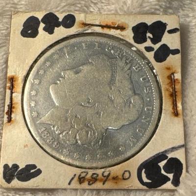 1889 O Morgan U S 1 $ VF SILVER