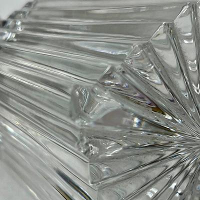 Elegant Vintage Cut Clear Crystal Decanter