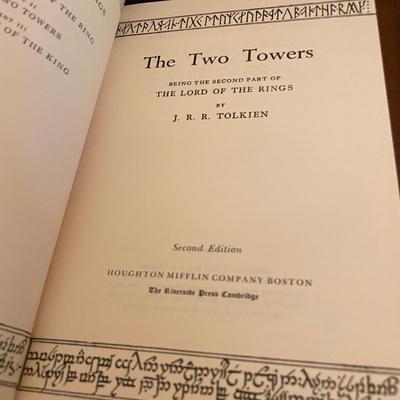 LOTR Trilogy 2nd Edition & 1st American Edition The Silmarillion (GB1-SS)