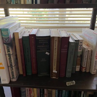 Vintage Books And shelf