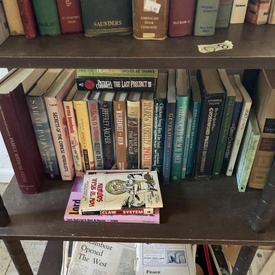 Vintage Books And shelf