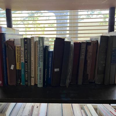 Vintage Books And shelf