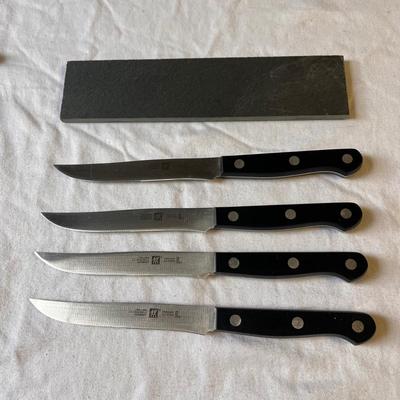 Knives by Zwilling, Sabatier & More with Wooden Cutting Boards (G-DZ)