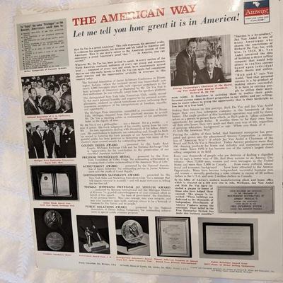 Rare "Selling America" Richard De Vos Vinyl