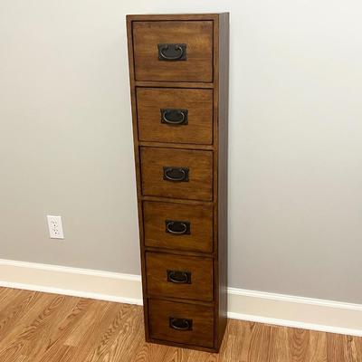 Tall Solid Wood Storage Chest
