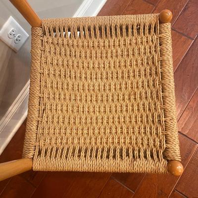 Danish Style Wooden Chair w/ Woven Seat (GB2-DZ)