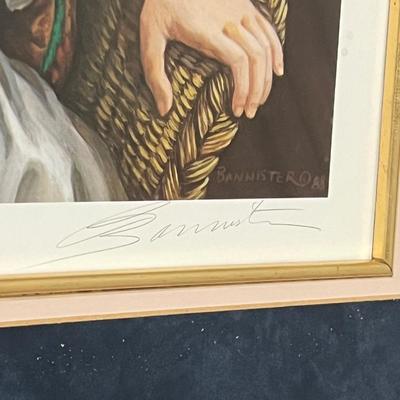 PATI BANNISTER ~ “Love Seat” ~ S/N Framed Print ~ *Read Details