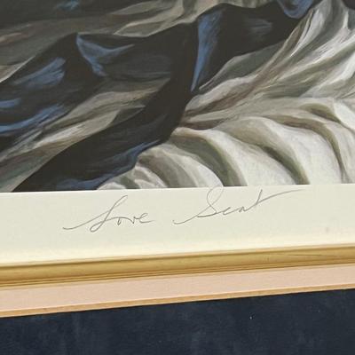 PATI BANNISTER ~ “Love Seat” ~ S/N Framed Print ~ *Read Details