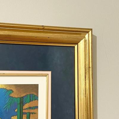 PATI BANNISTER ~ “Love Seat” ~ S/N Framed Print ~ *Read Details