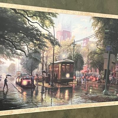 RC DAVIS ~ "Misty Morn On St. Charles" ~ S/N Framed Print