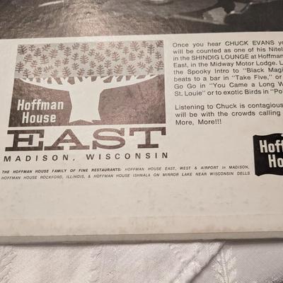 2 Local Recordings of Chuck Evans LP's, Signed