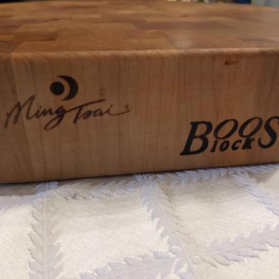John Boos Ming Tsai Octagon Metal Handled Cutting Board