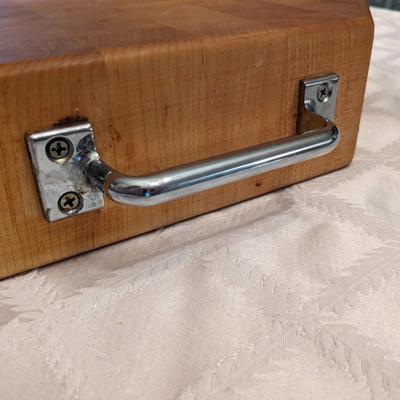 John Boos Ming Tsai Octagon Metal Handled Cutting Board