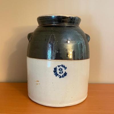 Blue Hued #3 Crock (D-SS)