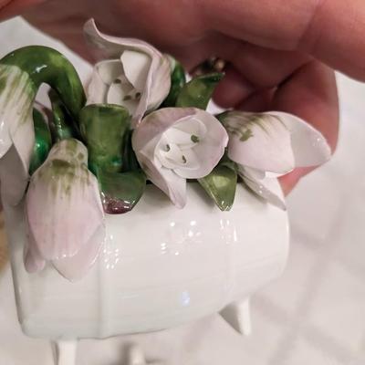 3 Exquisite Aynsley Flower Hand Painted Bone China