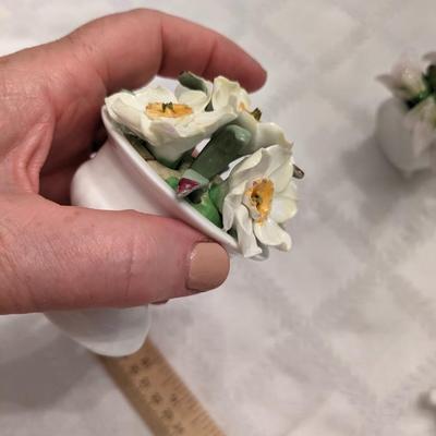 3 Exquisite Aynsley Flower Hand Painted Bone China