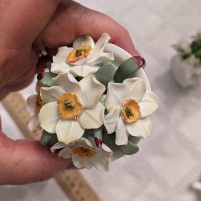 3 Exquisite Aynsley Flower Hand Painted Bone China