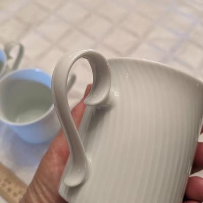 7 Beautiful Bone China Dansk Coffee Cups