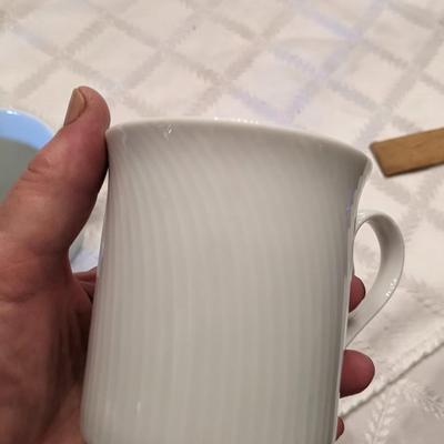 7 Beautiful Bone China Dansk Coffee Cups