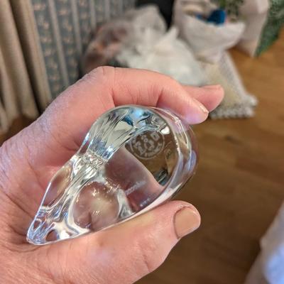 Baccarat Art Glass Crystal Elephant Paperweight