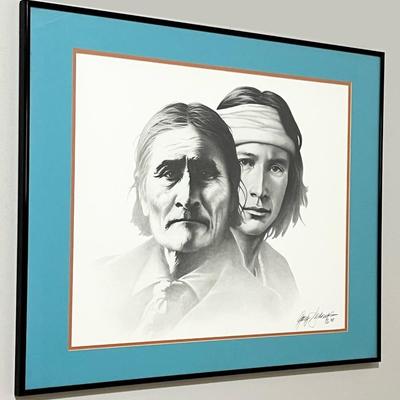 "Geronimo" Framed Print By GARY SADERUP
