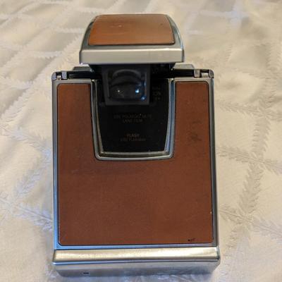 VTG Polaroid SX-70 Model 1 Folding Land Camera Brown