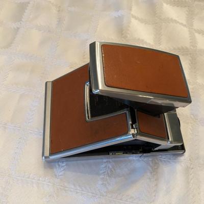 VTG Polaroid SX-70 Model 1 Folding Land Camera Brown