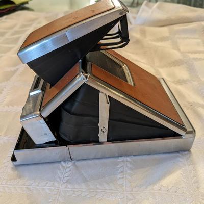 VTG Polaroid SX-70 Model 1 Folding Land Camera Brown