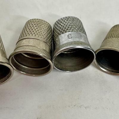 Mixed Vintage Thimble Lot - various makers