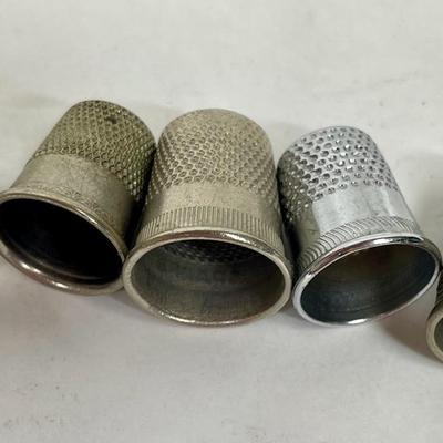 Mixed Vintage Thimble Lot - various makers