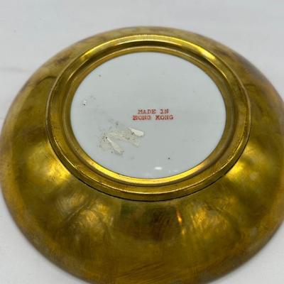 Pair of Vintage Chinese Famille Verte Plates