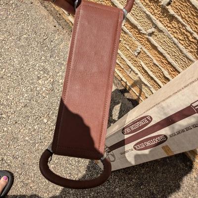 Genuine NIB Tirion Leather Seatstick, Made in England