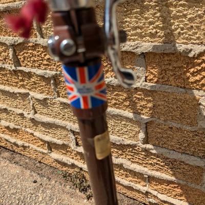 NIB Genuine Tirion Leather Seatstick, Made in England