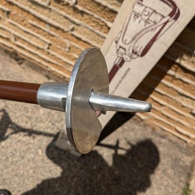 NIB Genuine Tirion Leather Seatstick, Made in England